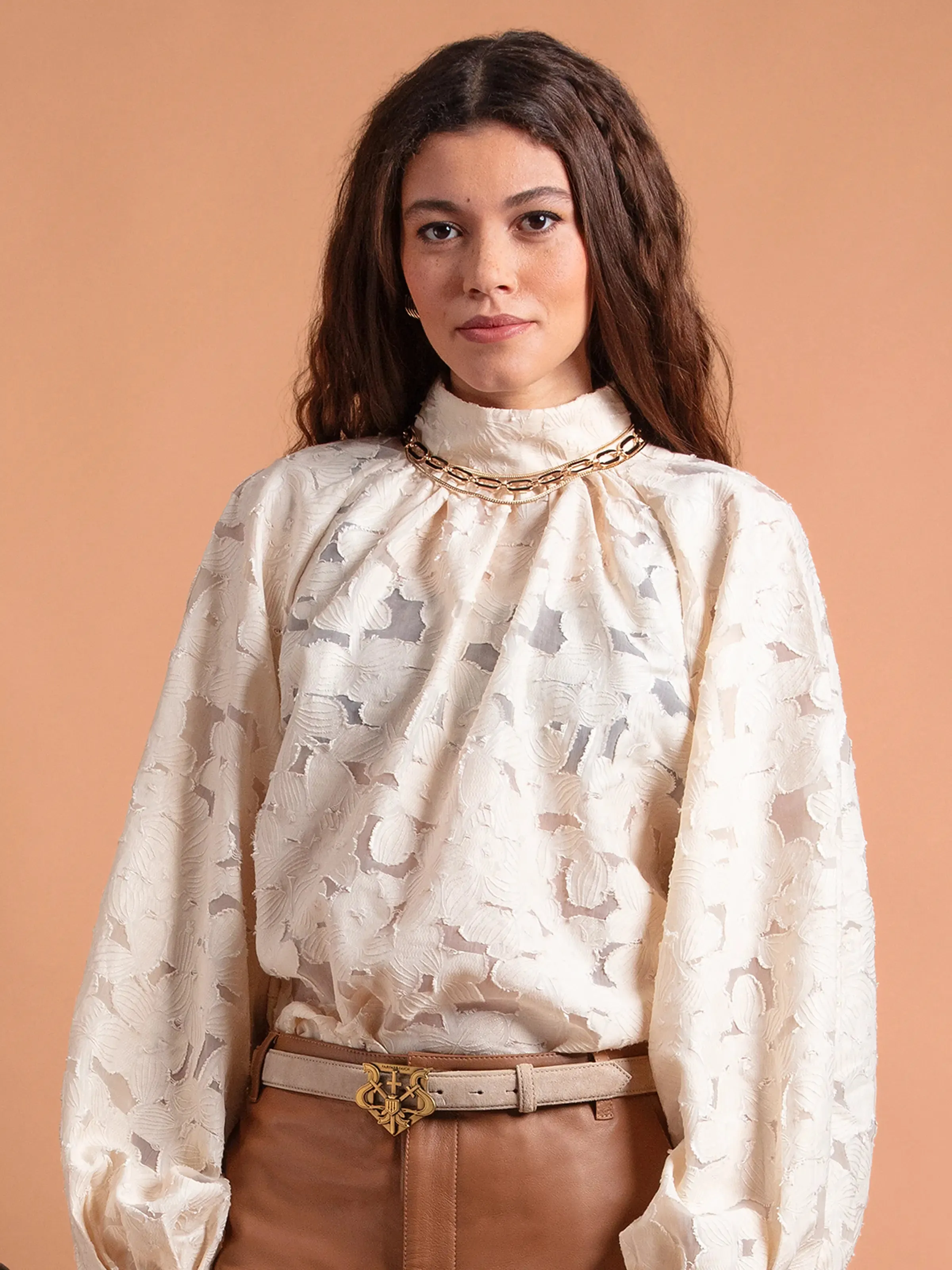 Clarence Belt - Stone Suede