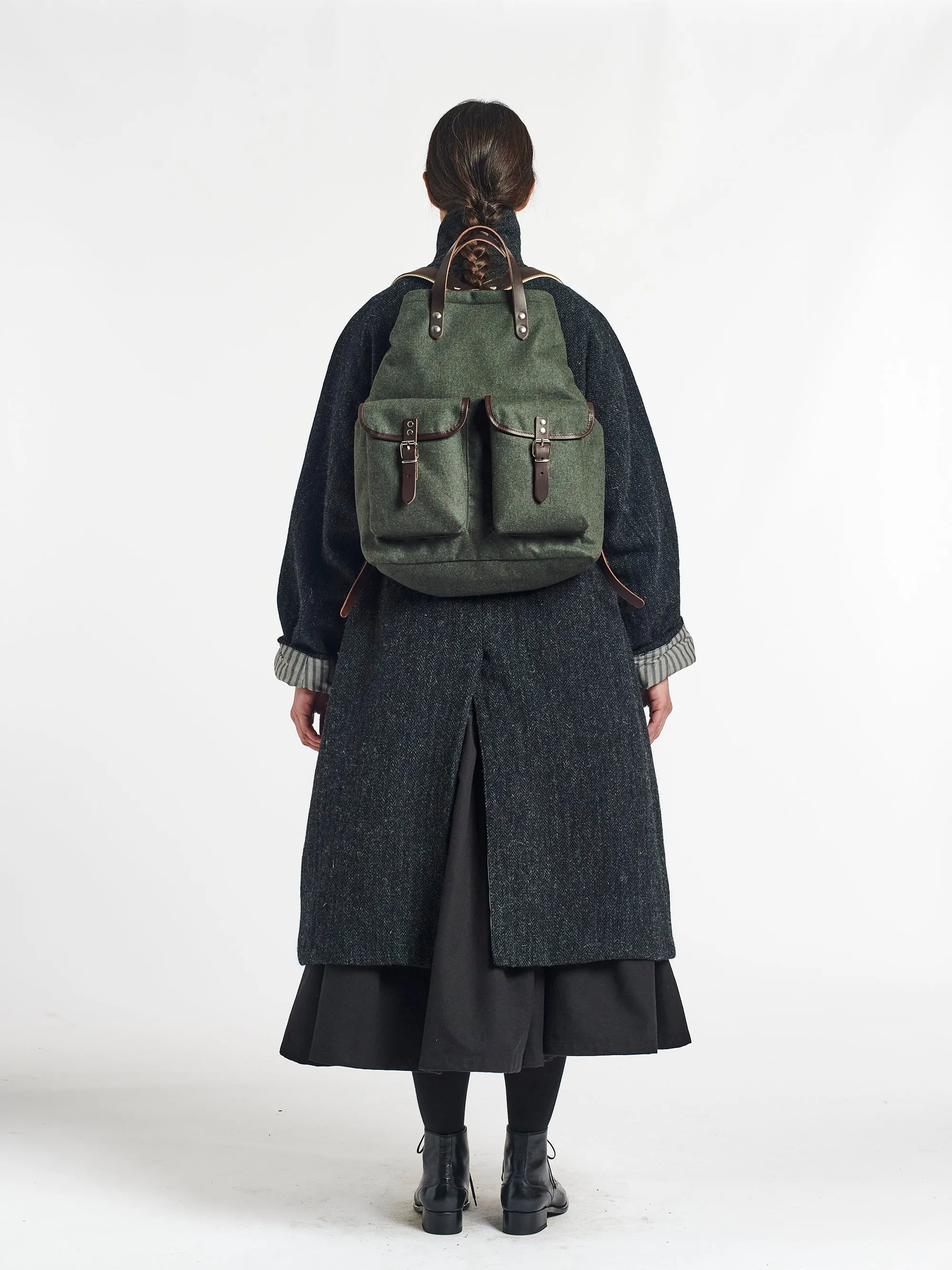 classic wool rucksack