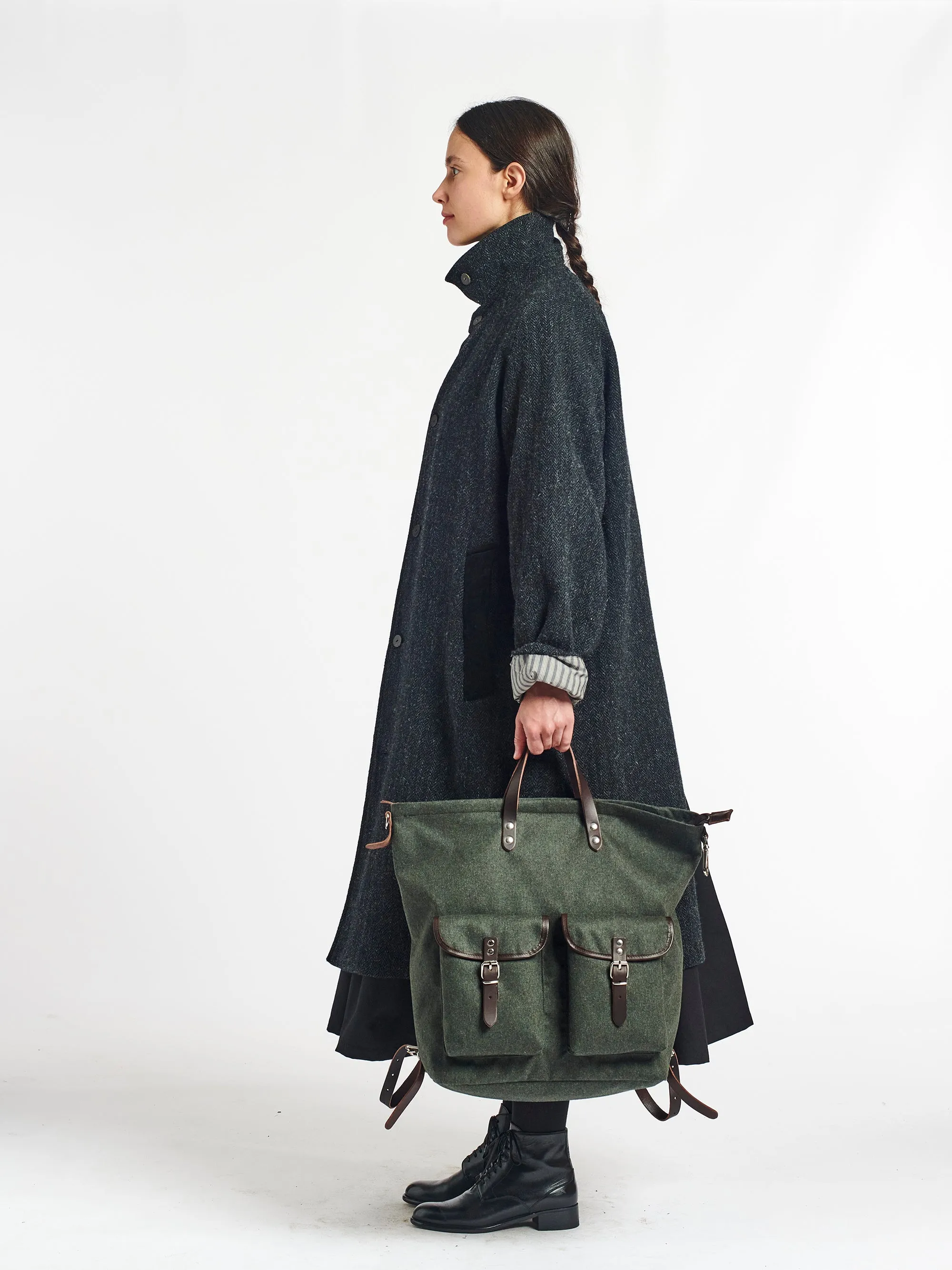 classic wool rucksack