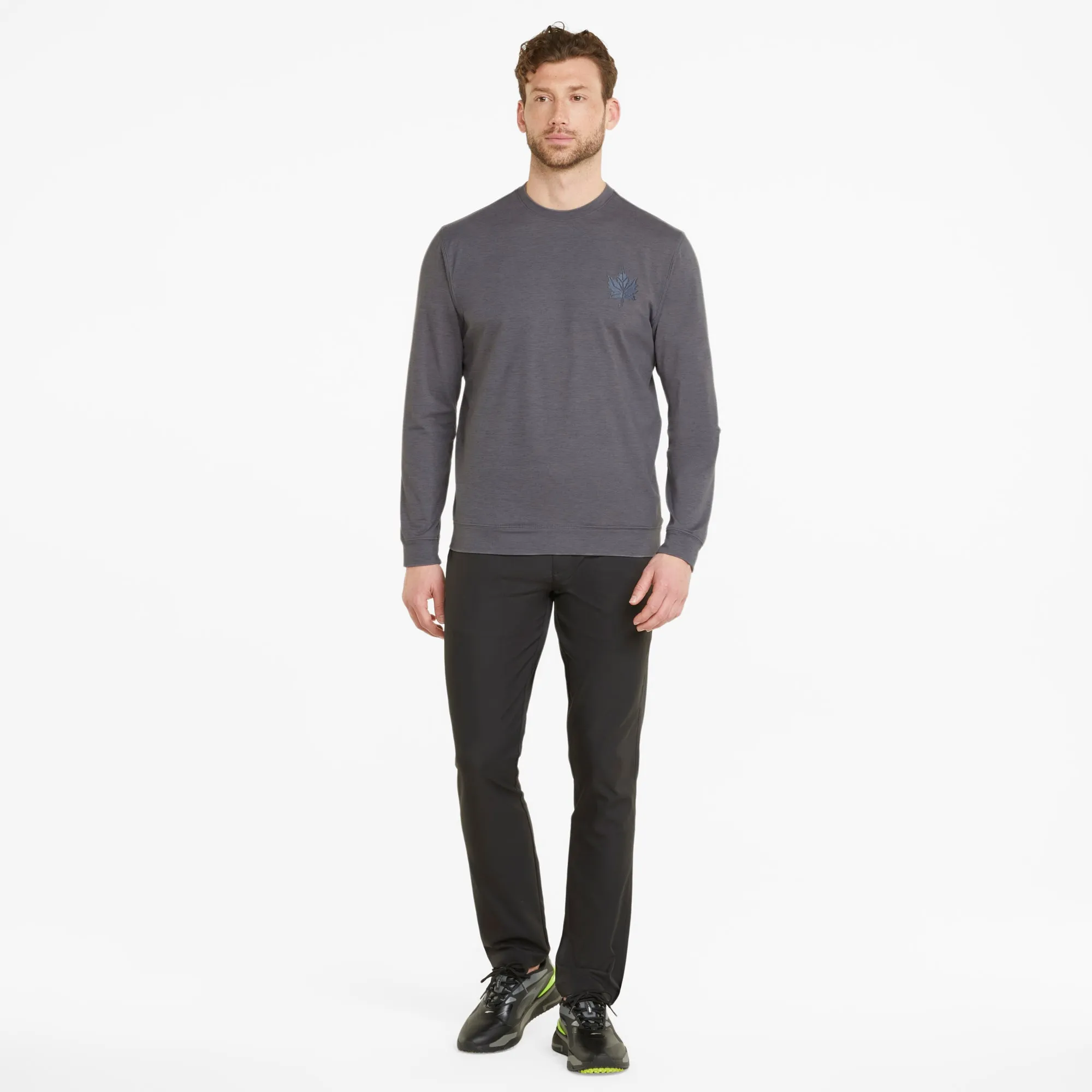 CLOUDSPUN Maple Crewneck Golf Sweater