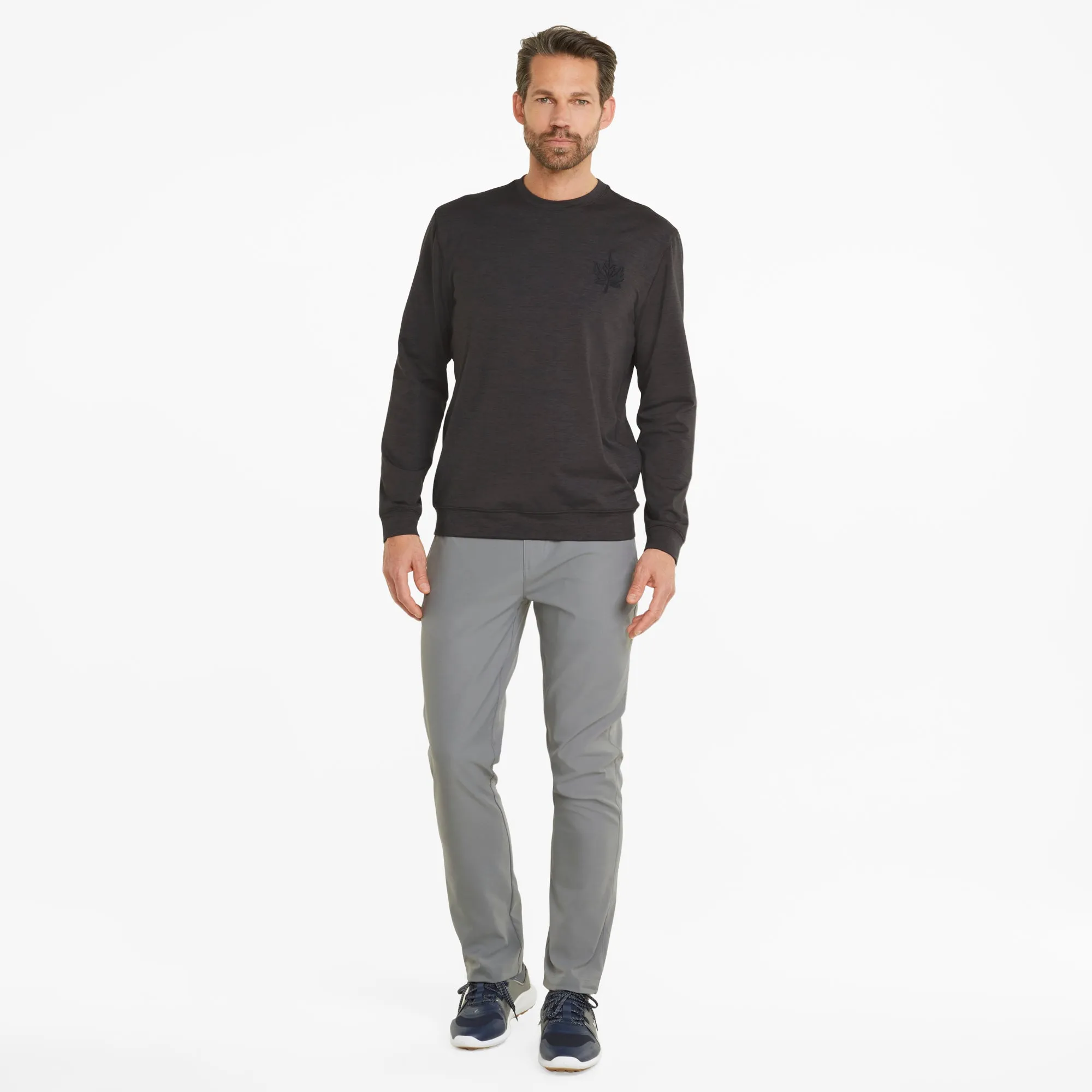 CLOUDSPUN Maple Crewneck Golf Sweater