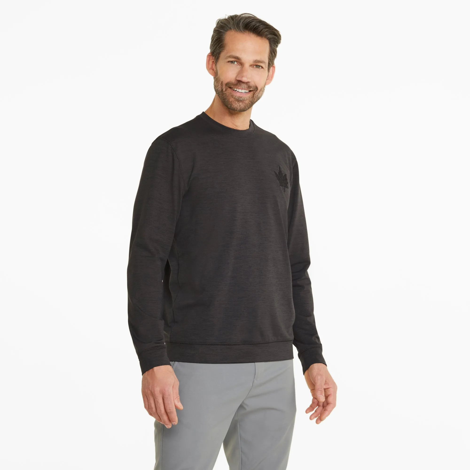 CLOUDSPUN Maple Crewneck Golf Sweater