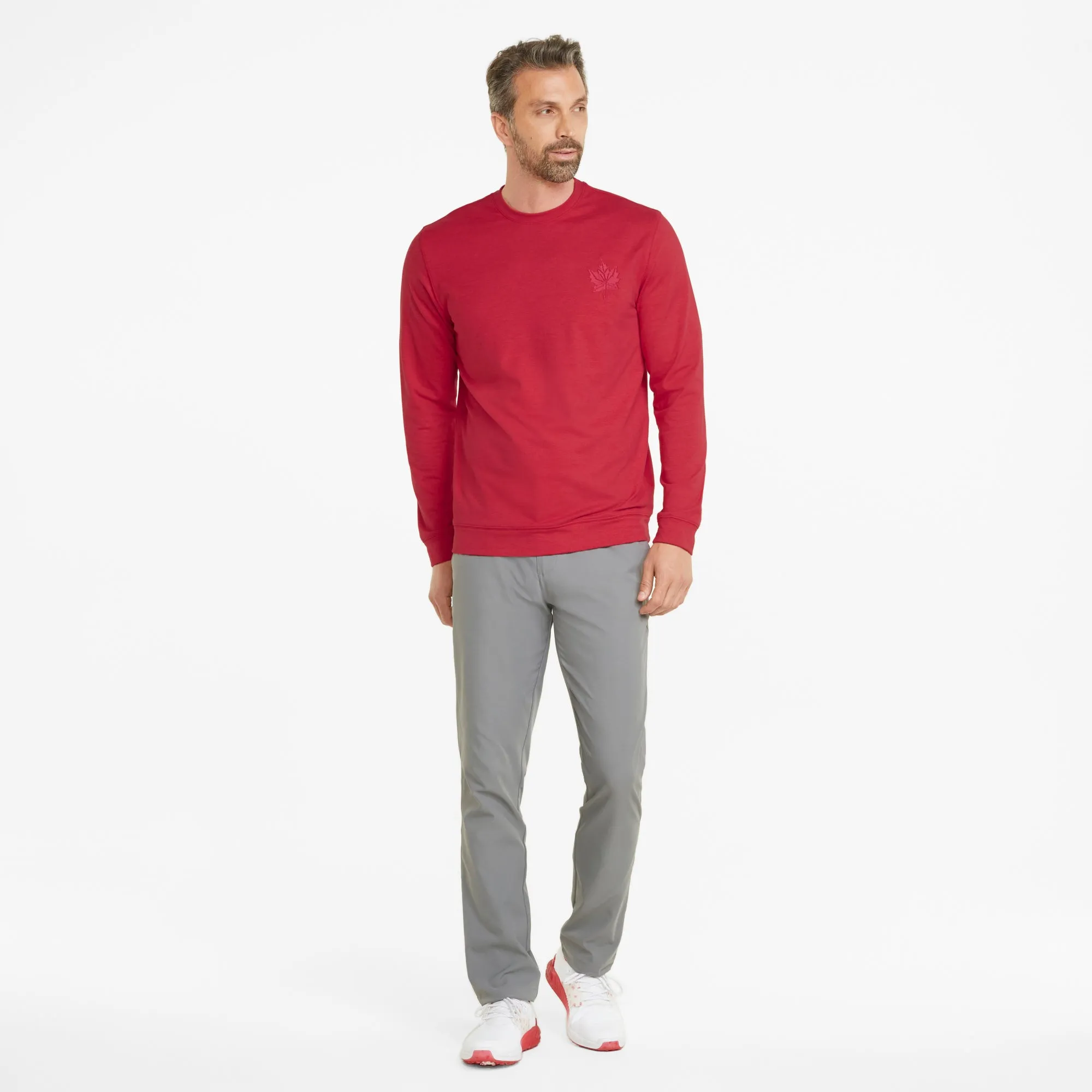 CLOUDSPUN Maple Crewneck Golf Sweater