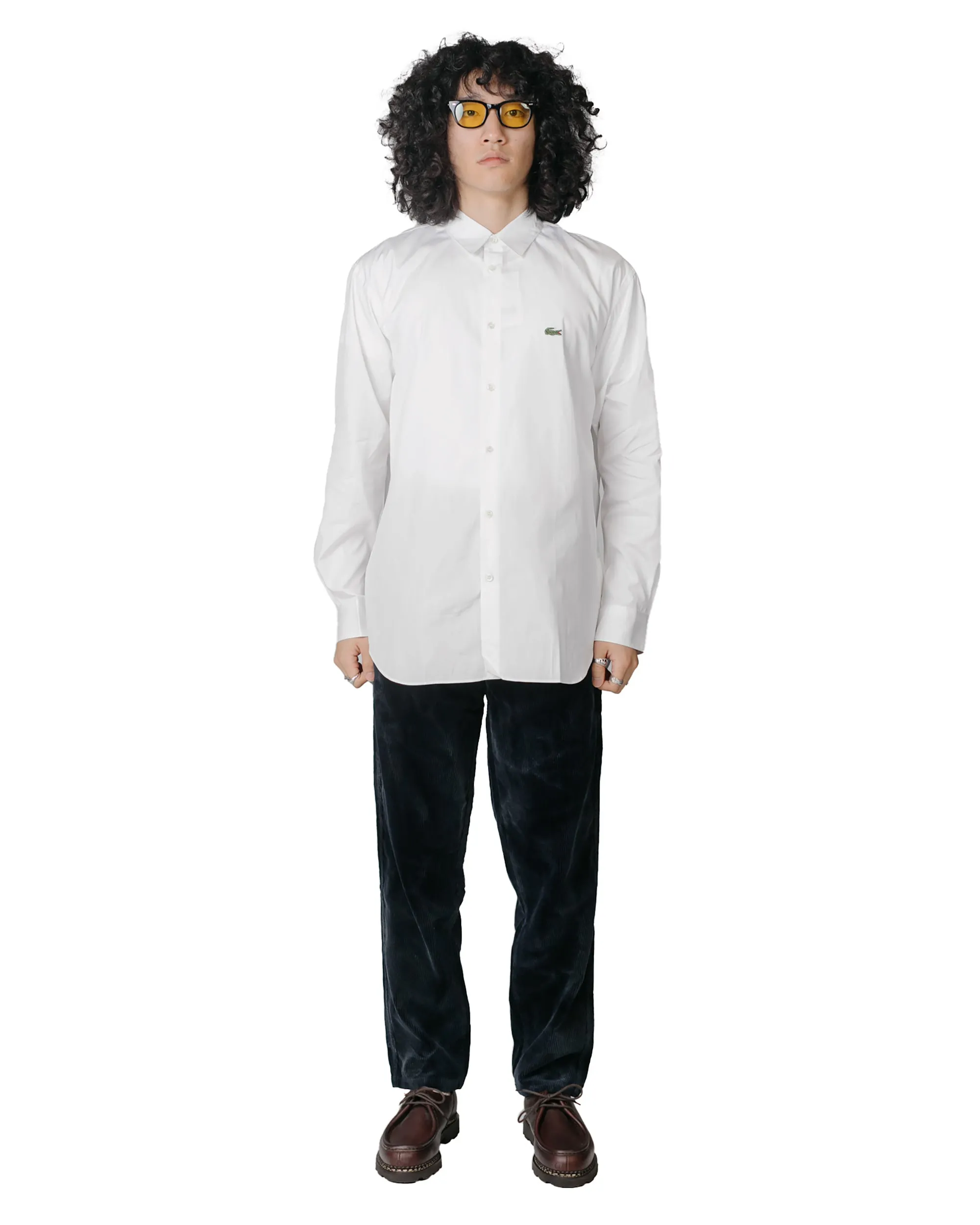Comme des Garçons SHIRT x Lacoste Cotton Poplin Shirt White