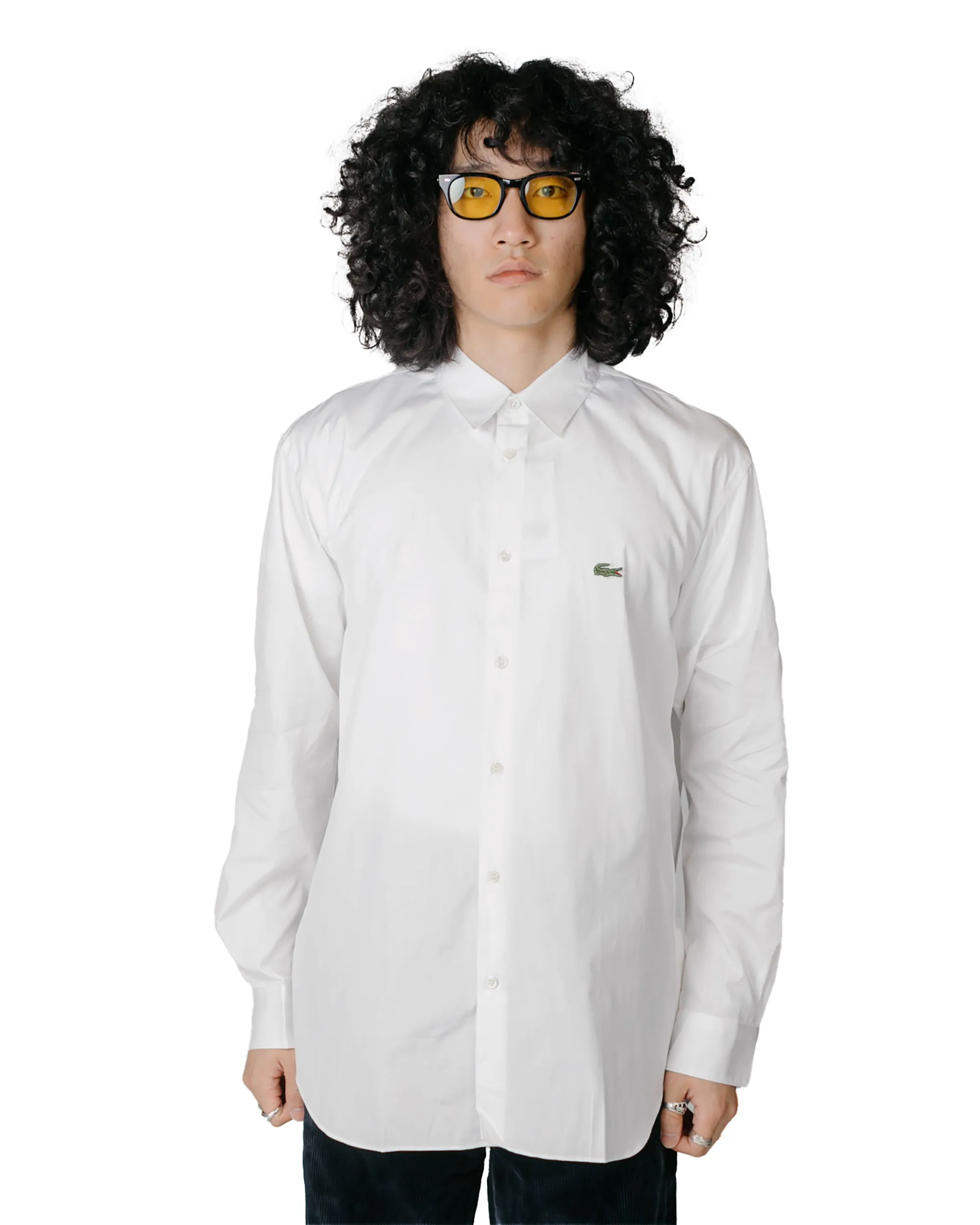 Comme des Garçons SHIRT x Lacoste Cotton Poplin Shirt White