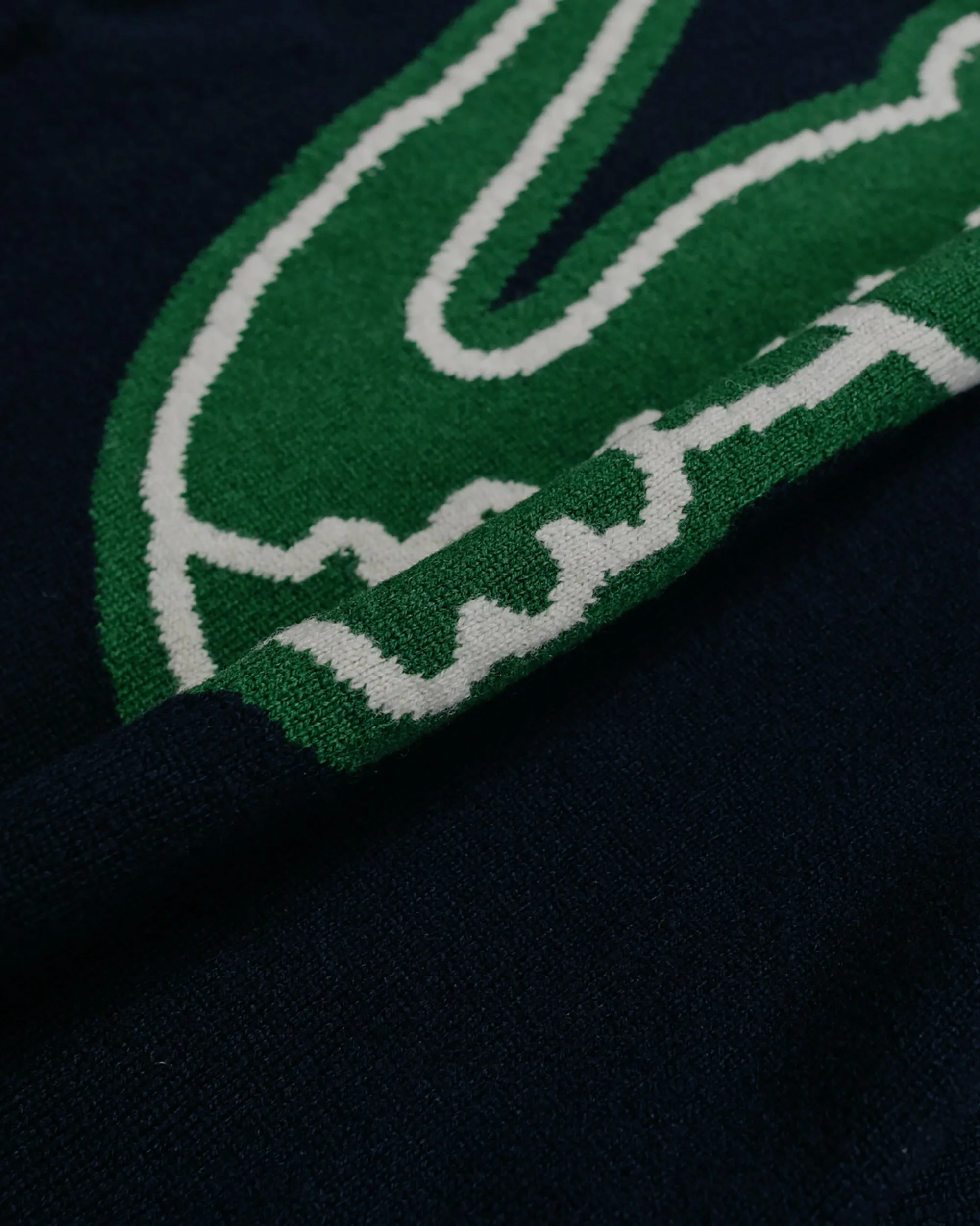 Comme des Garçons SHIRT x Lacoste Knit Sweater Navy