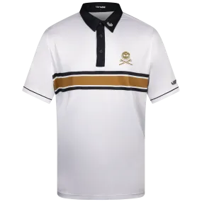 Crushers GC | Men's Tan Stripe Polo