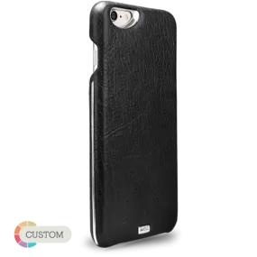 Customizable Grip Silver Argento - Unique iPhone 6 Plus/6s Plus leather case