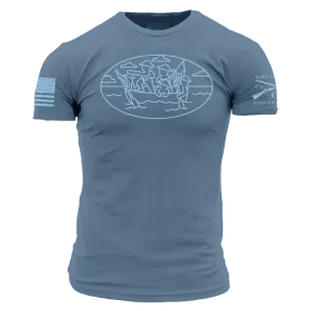 Delaware Crossing T-Shirt - Captain's Blue