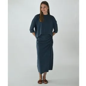 Denim Aline Jersey Skirt