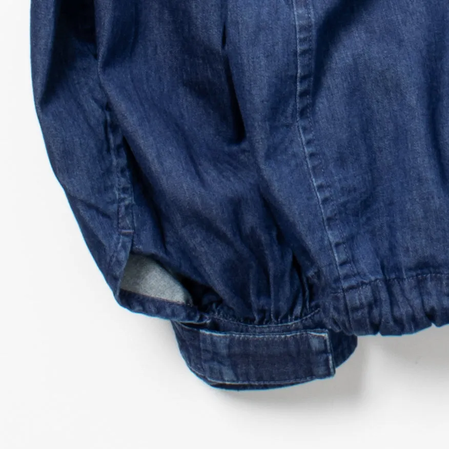 DENIM HOODED BLOUSON