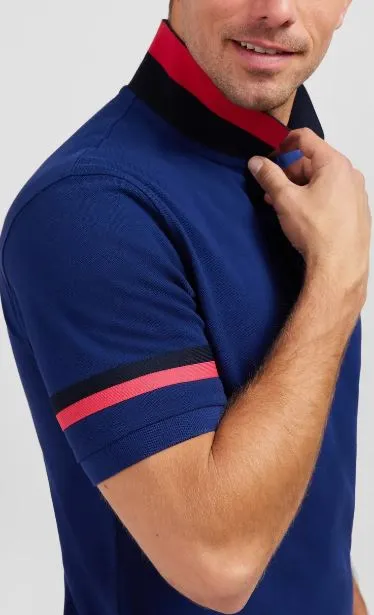Eden Park Workers Royal Blue Polo Shirt Blue
