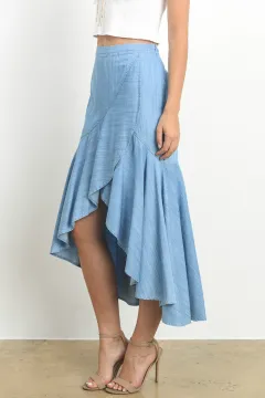 Electric High Low Skirt