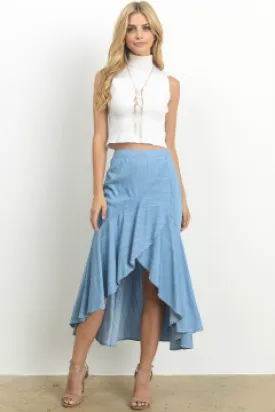 Electric High Low Skirt