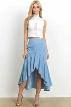 Electric High Low Skirt