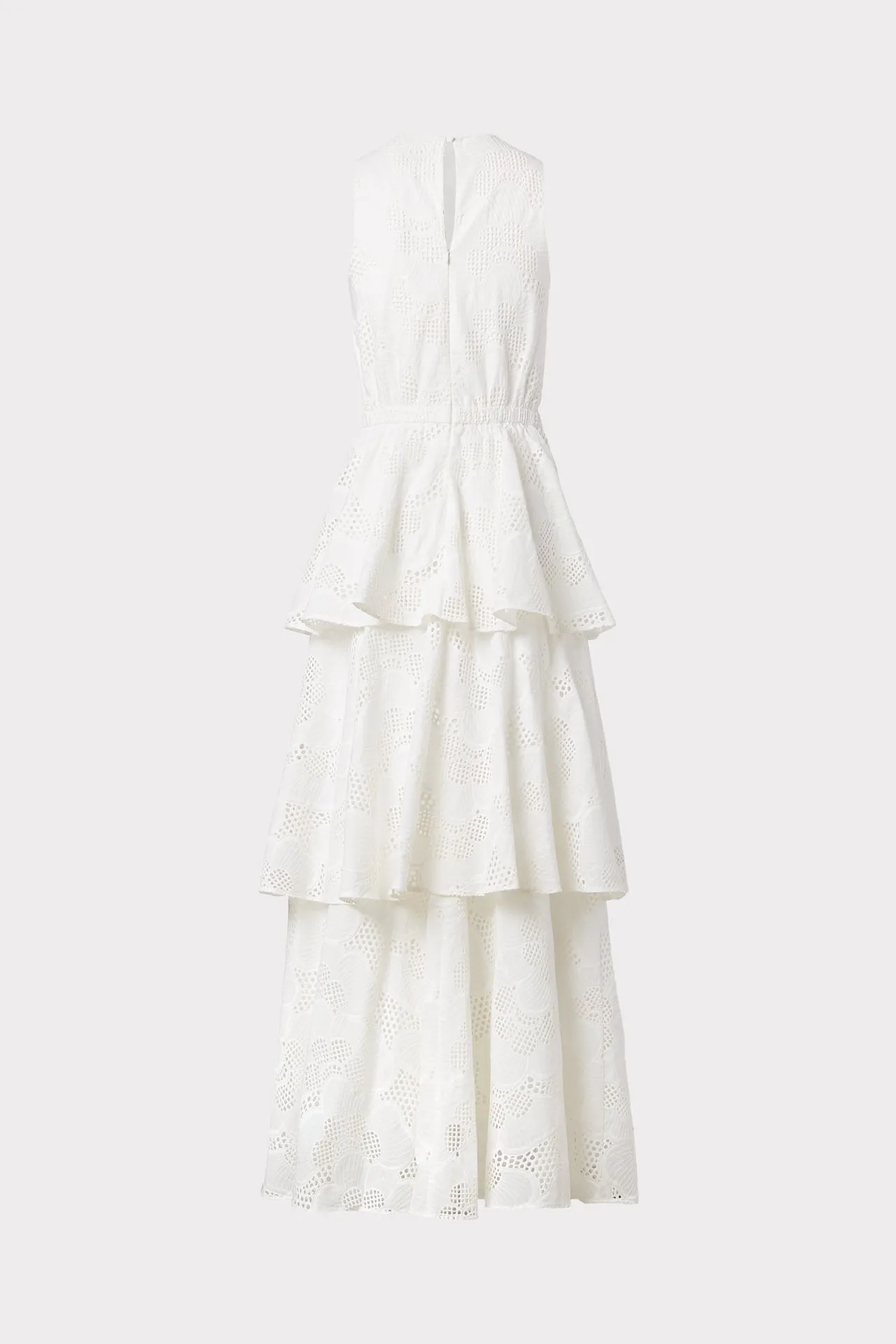 Emeliana Pieres Eyelet Maxi Dress