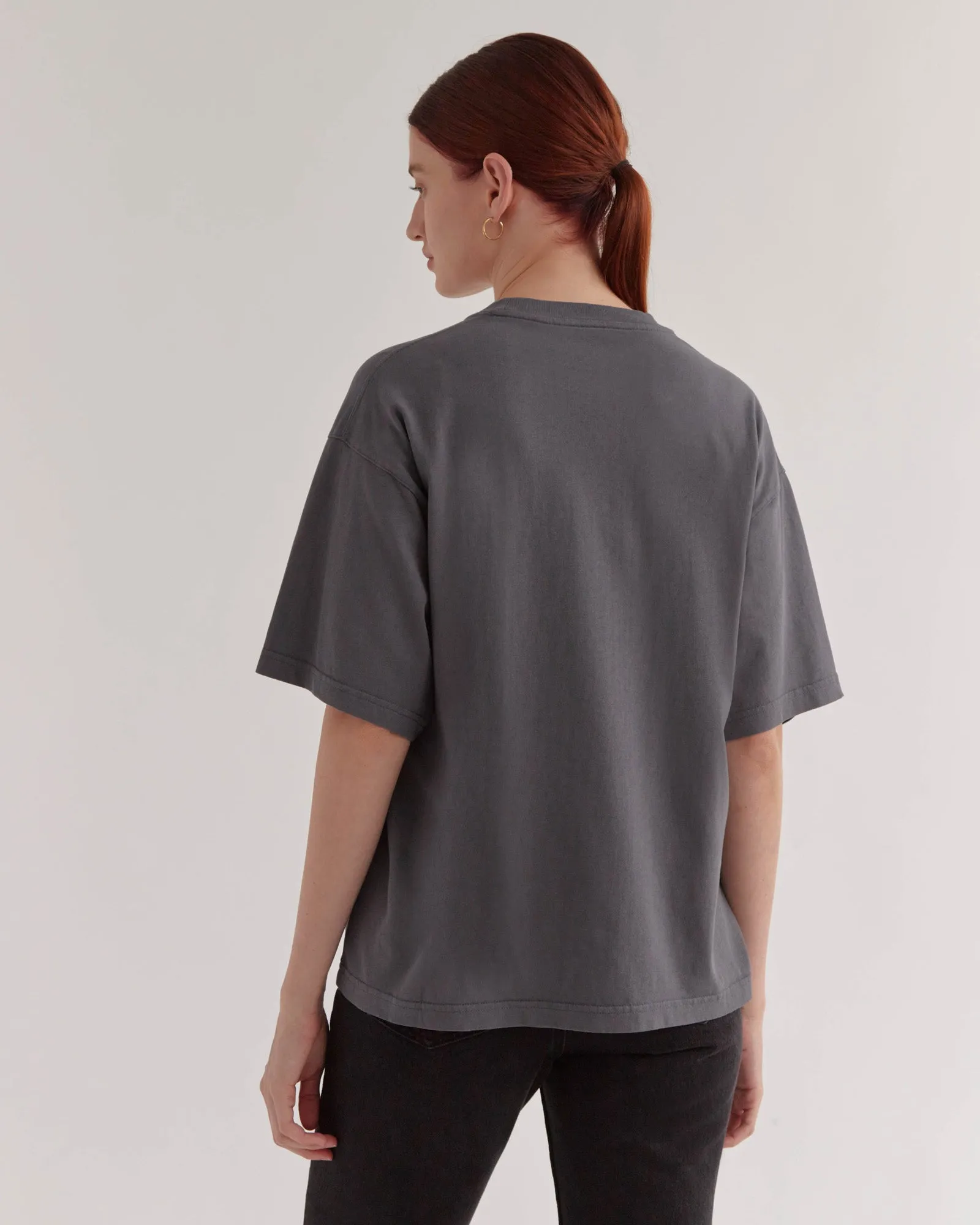 Established Tee Washed Graphite