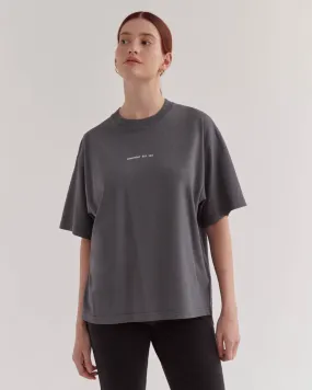 Established Tee Washed Graphite