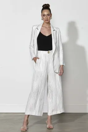 Fate   Becker Modern Love Pant in Milk Stripe