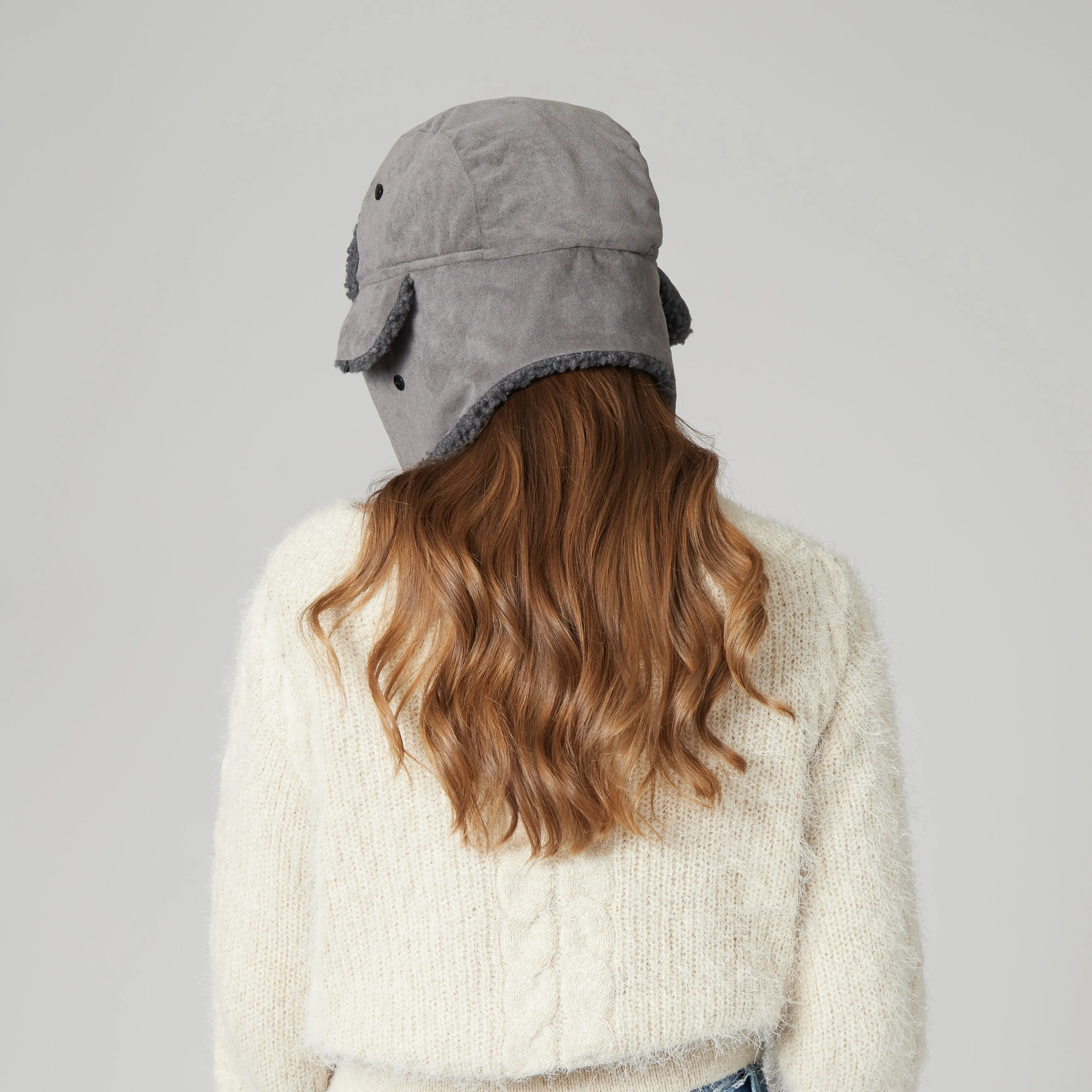Faux Suede Trapper