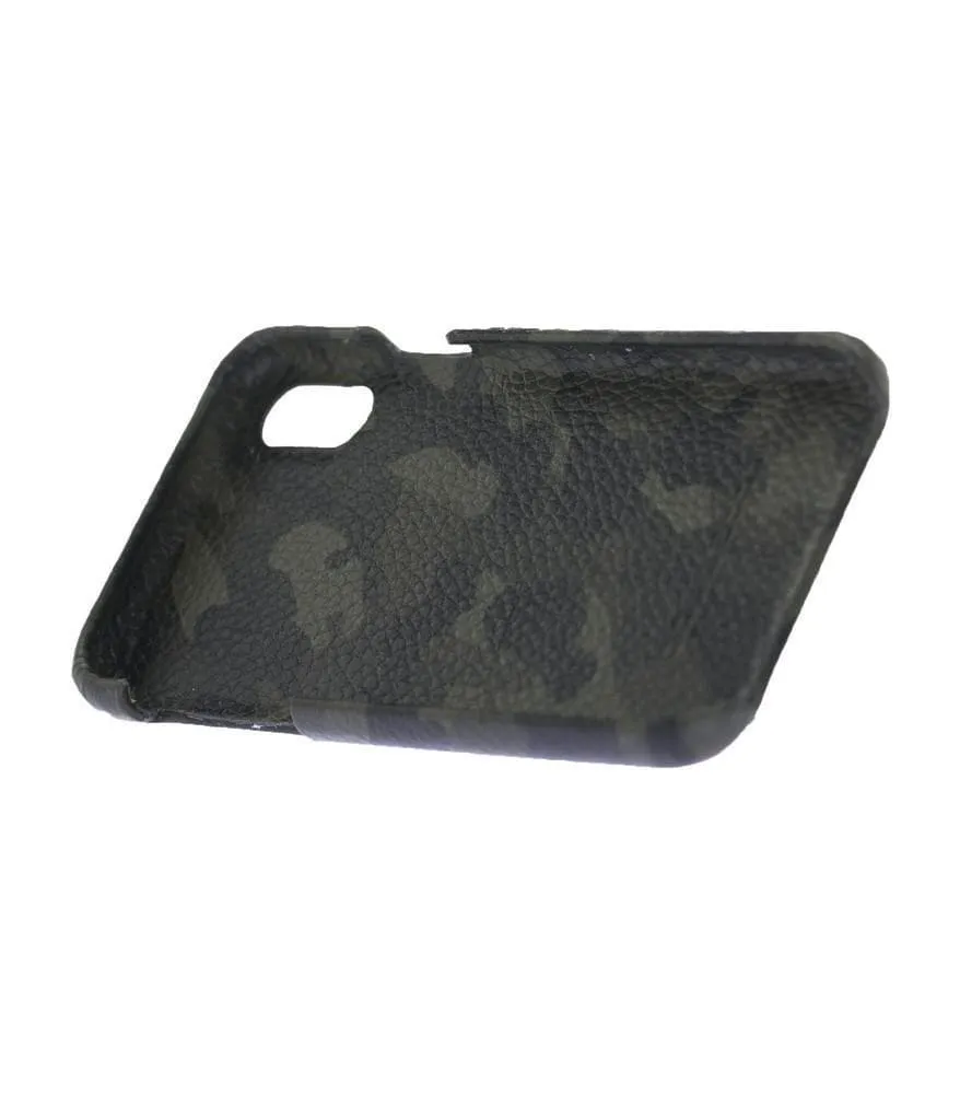Full Leather Covered Back Cover for Apple iPhone X Series