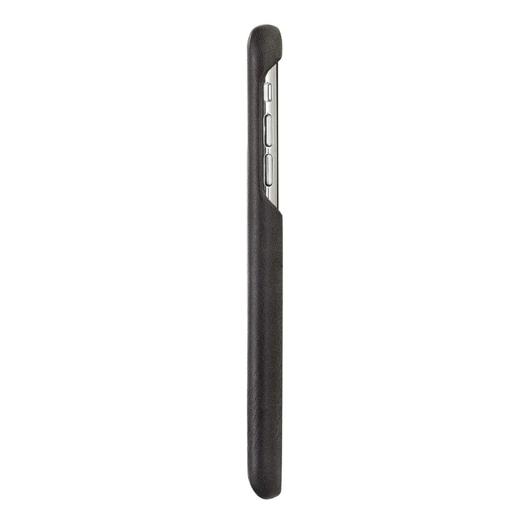 Full Leather Covered Back Cover for Apple iPhone X Series