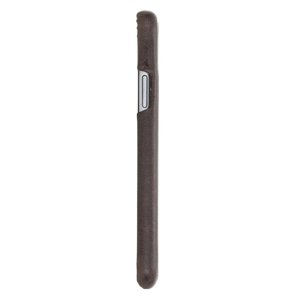 Full Leather Covered Back Cover for Apple iPhone X Series