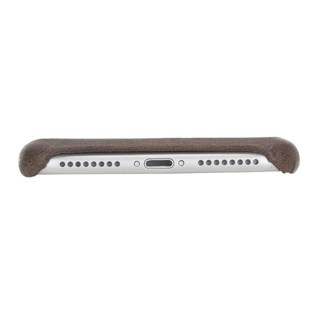 Full Leather Covered Back Cover for Apple iPhone X Series
