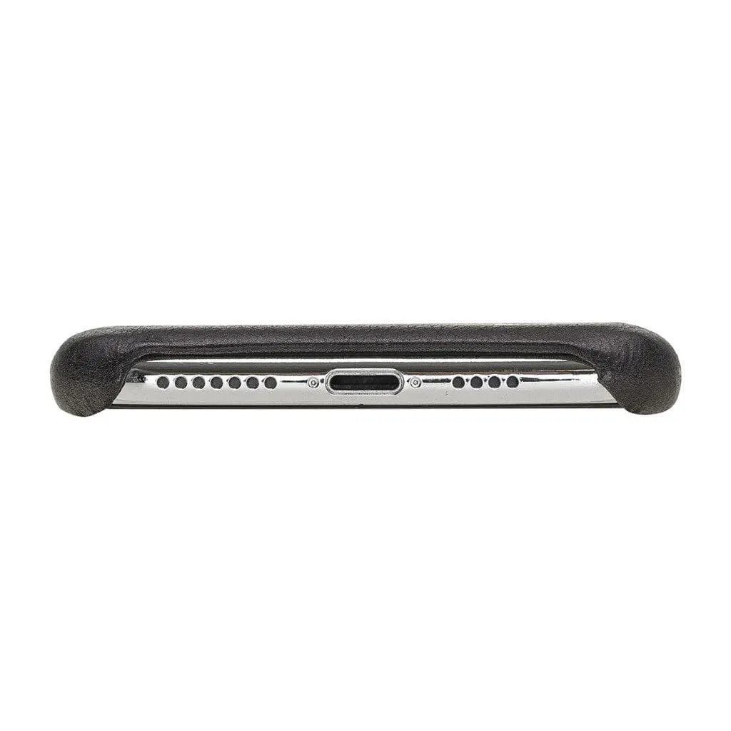 Full Leather Covered Back Cover for Apple iPhone X Series