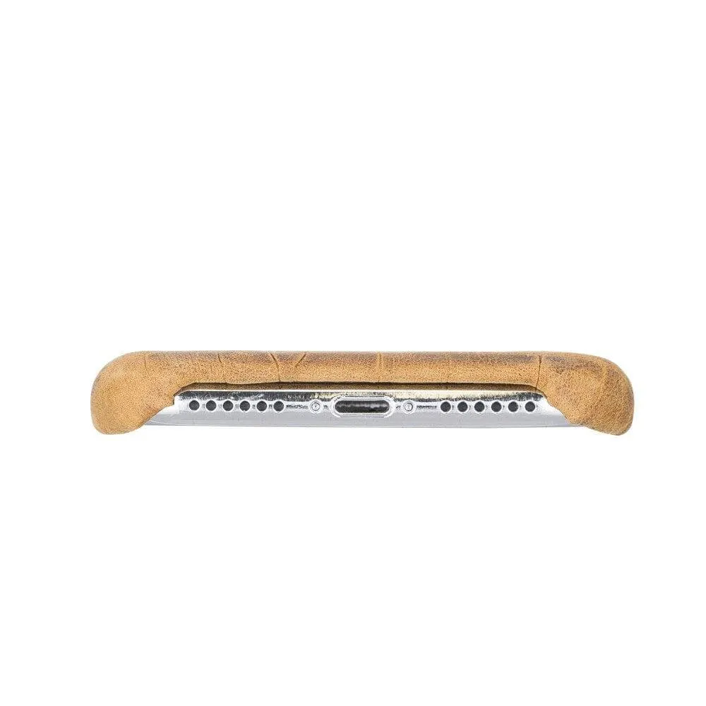 Full Leather Covered Back Cover for Apple iPhone X Series