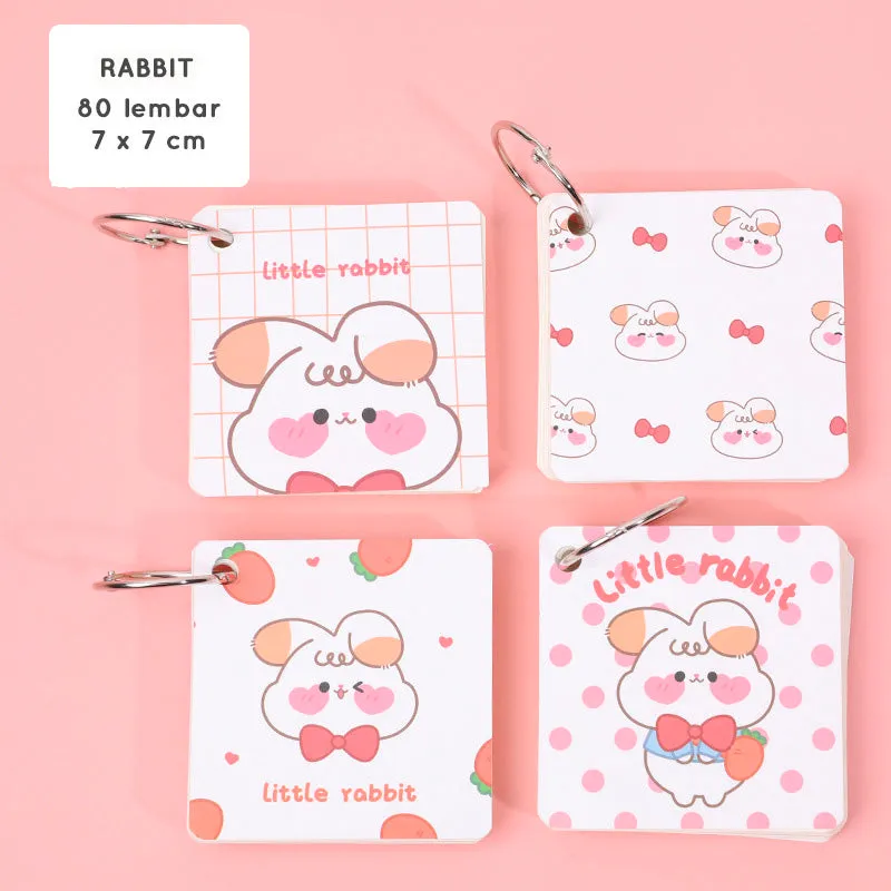 Gantungan Notes Memo Kecil Karakter Kartun Lucu
