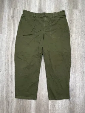Green Pants Wide Leg Universal Thread, Size Xl