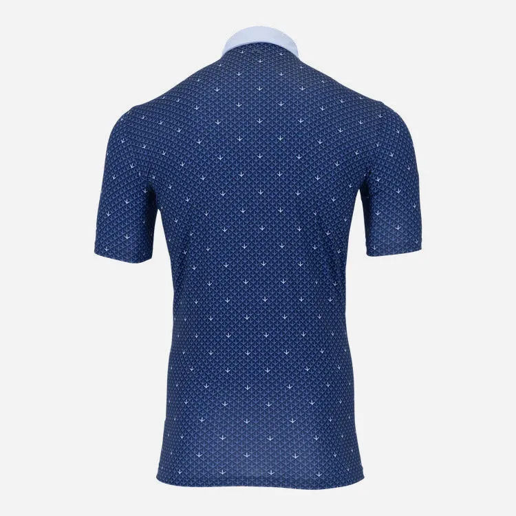 Greyson Keeneland Men's Foot Prints Polo