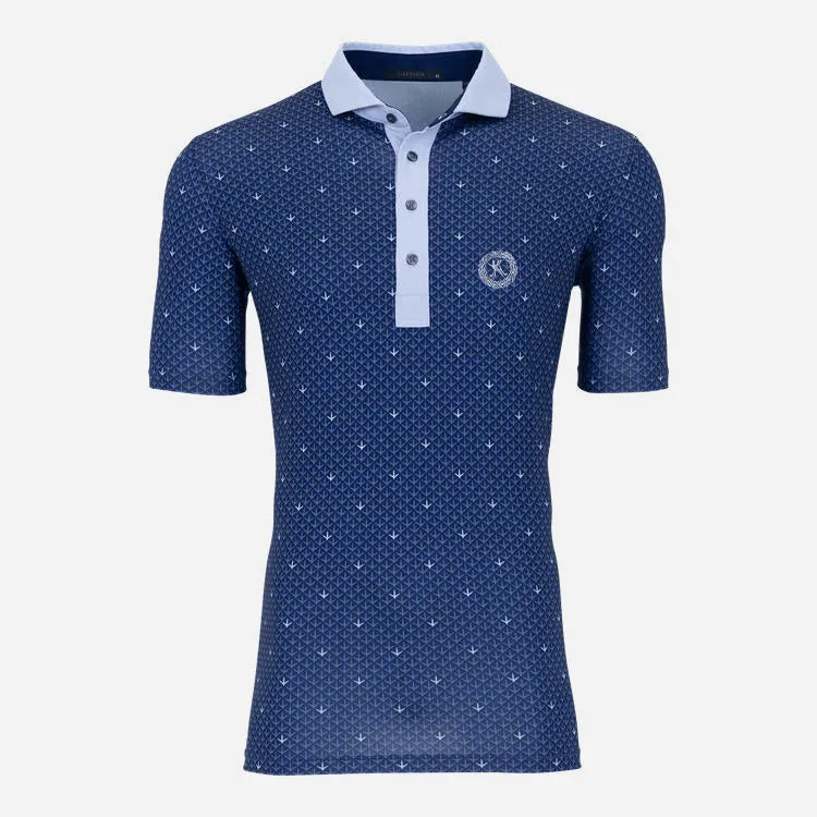 Greyson Keeneland Men's Foot Prints Polo
