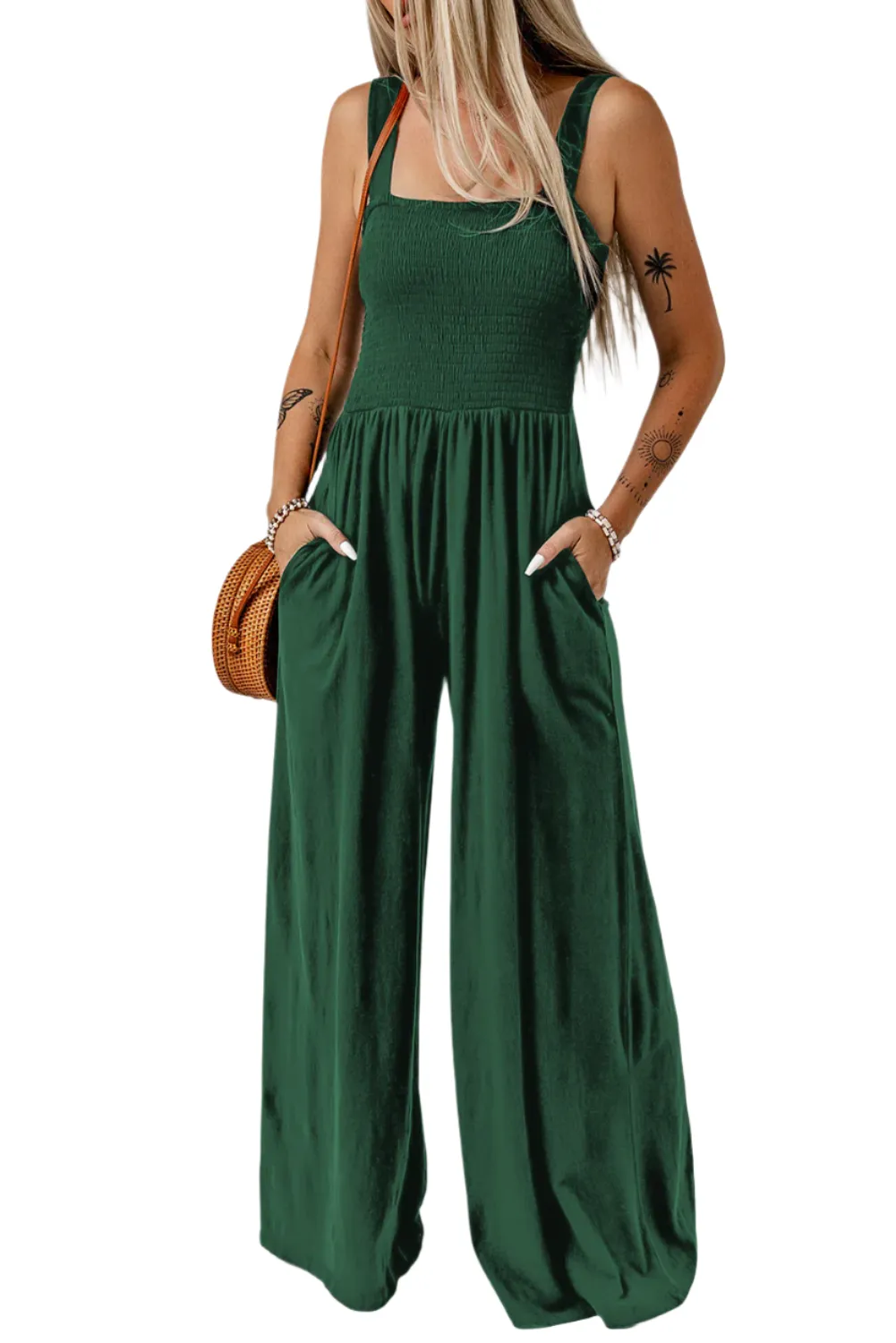 Halter Wide Leg Jumper
