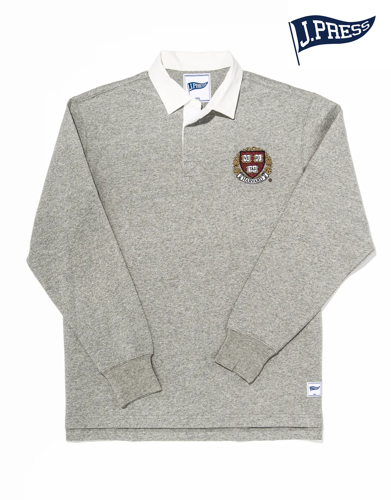 HARVARD RUGBY SHIRT - GREY