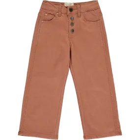 Hayden Wide Leg Pants, Rust