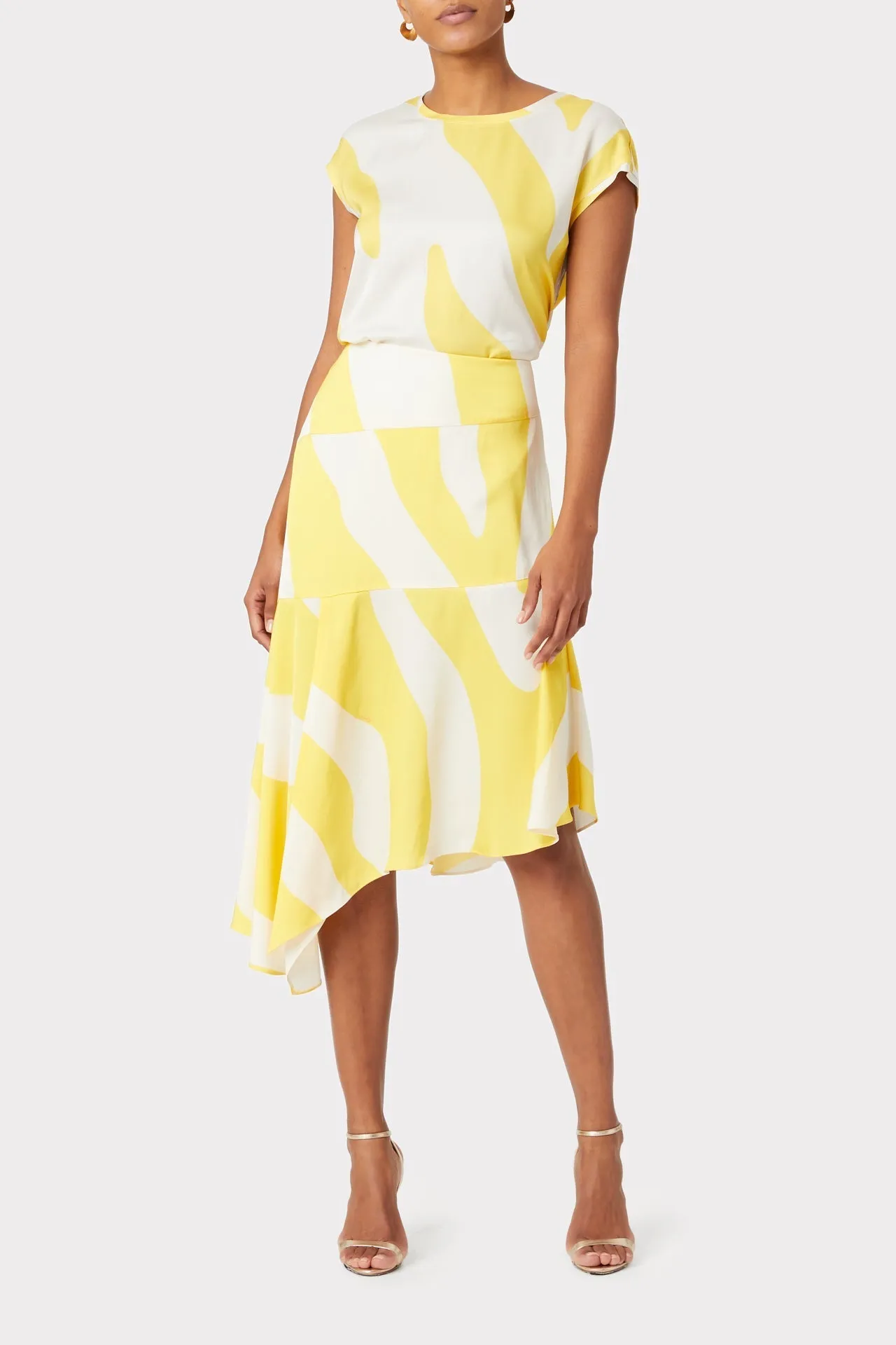 Hayes Spring Zebra Viscose Top