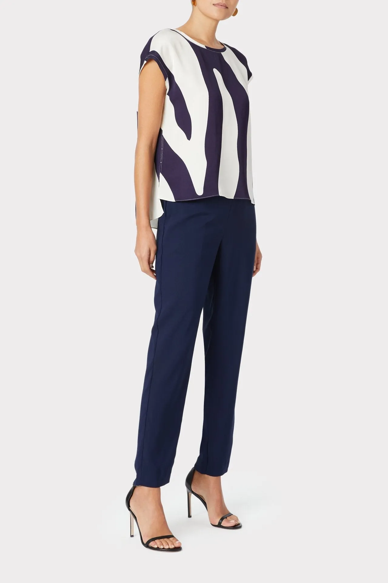 Hayes Spring Zebra Viscose Top