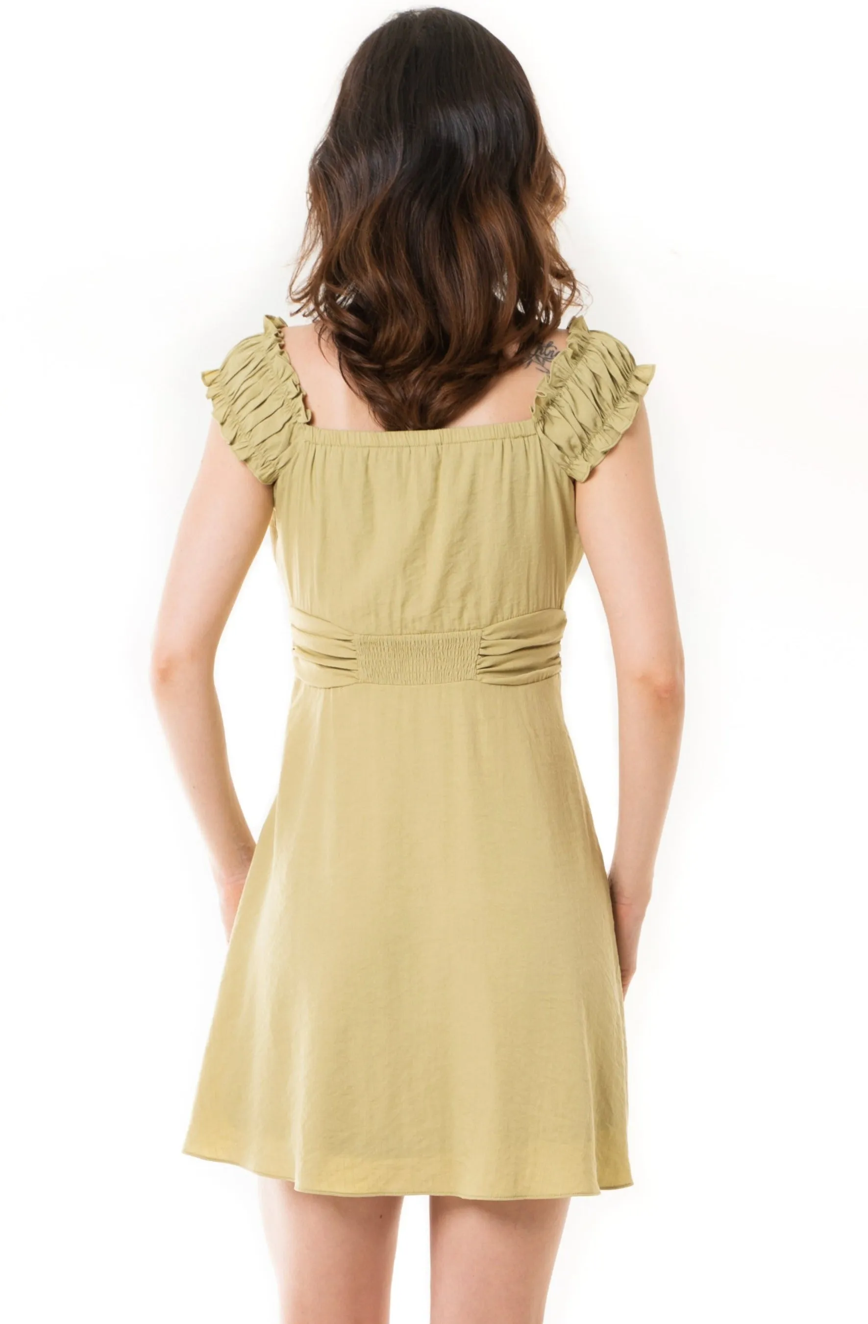 Hyacinth Off Shoulder Flowy Short Dress