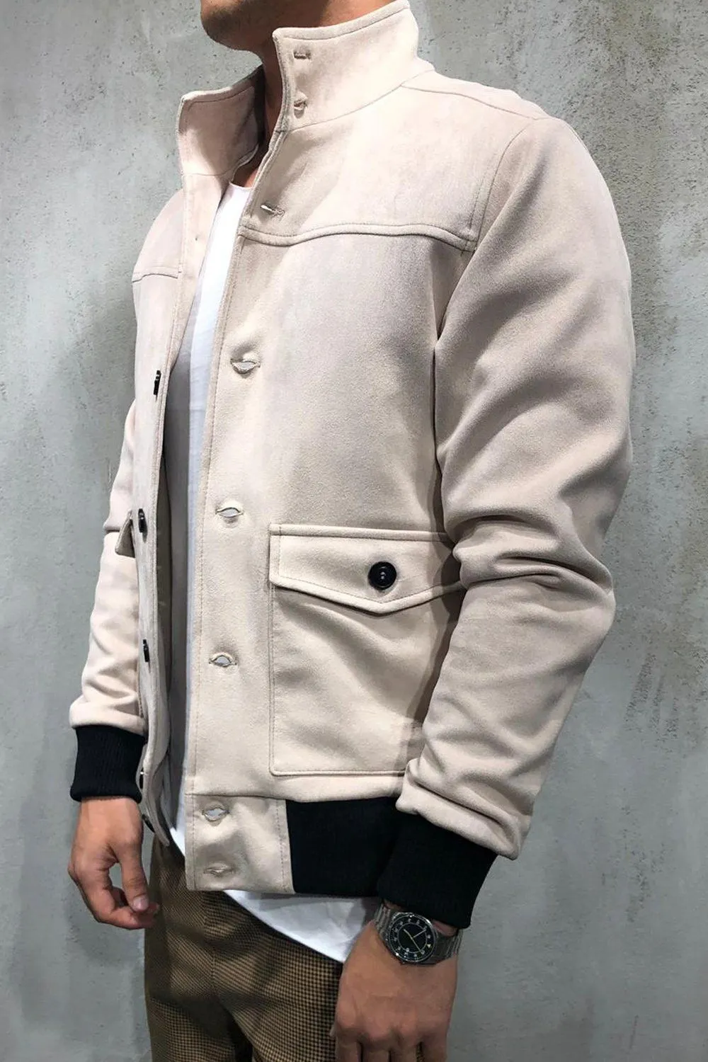Jacke Suede Beige 1001