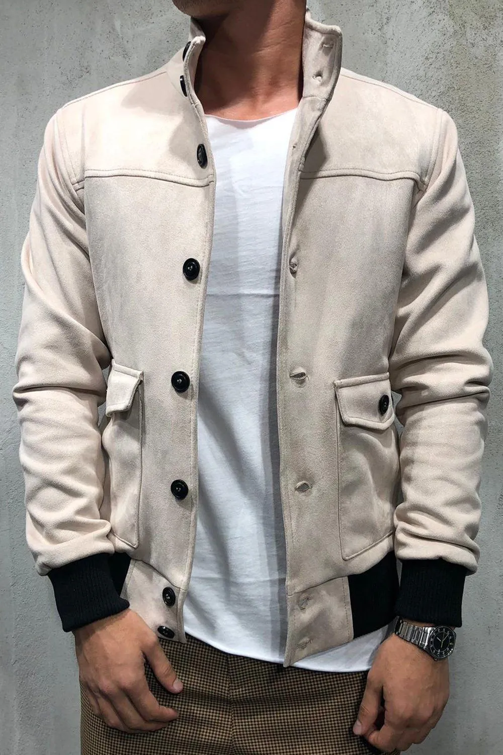 Jacke Suede Beige 1001
