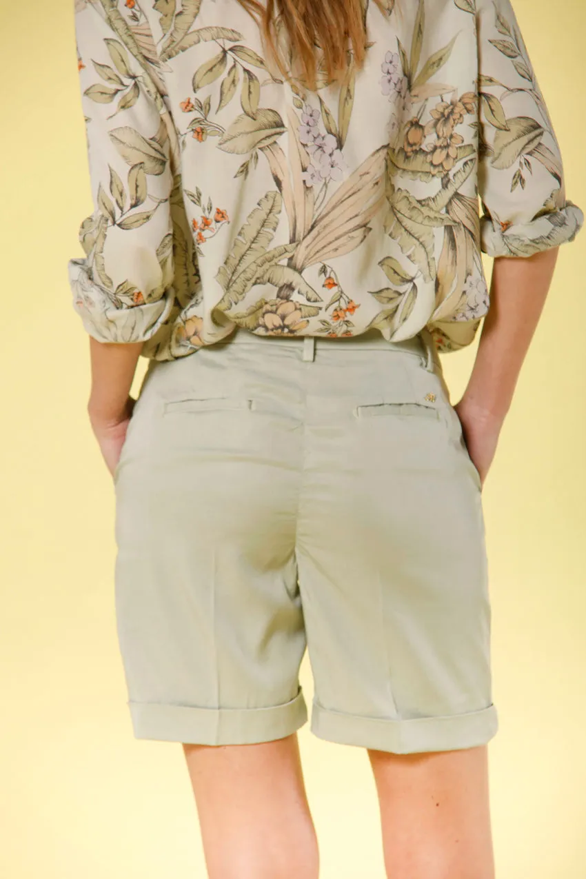 Jaqueline Curvie bermuda chino donna in twill curvy ①