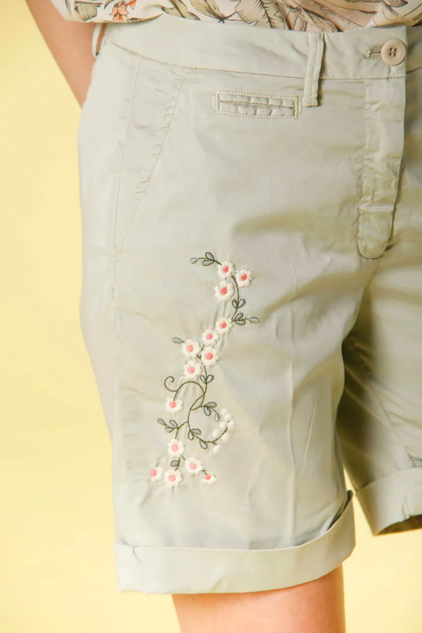 Jaqueline Curvie bermuda chino donna in twill curvy ①