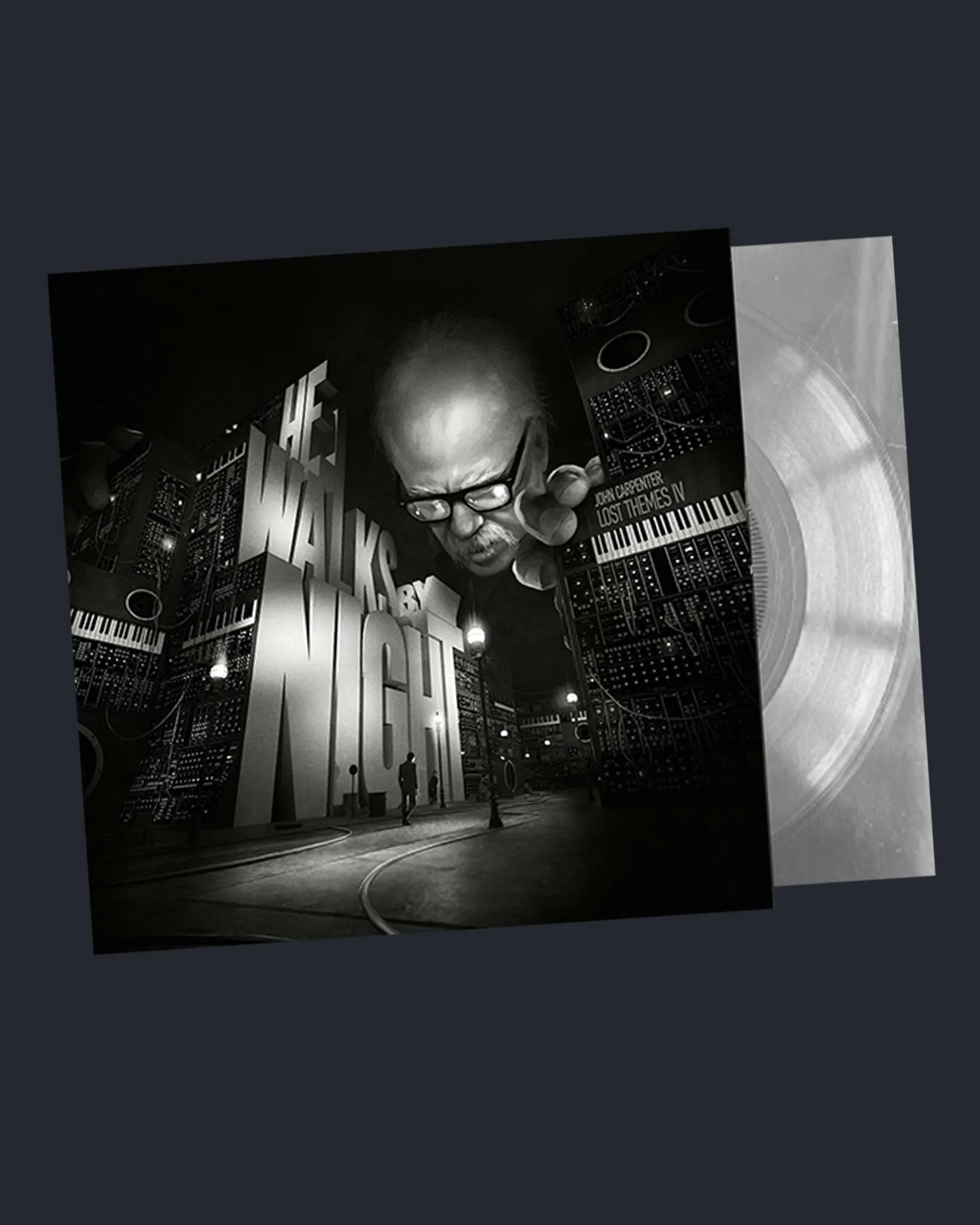 John Carpenter's He Walks By Night Flexi Disc and T-Shirt Set - Womens
