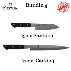Kostur Classic Knife Bundle 4 | 13cm Santoku and 21cm Carving