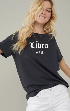 Libra Szn Star Signs Season Black T-Shirt