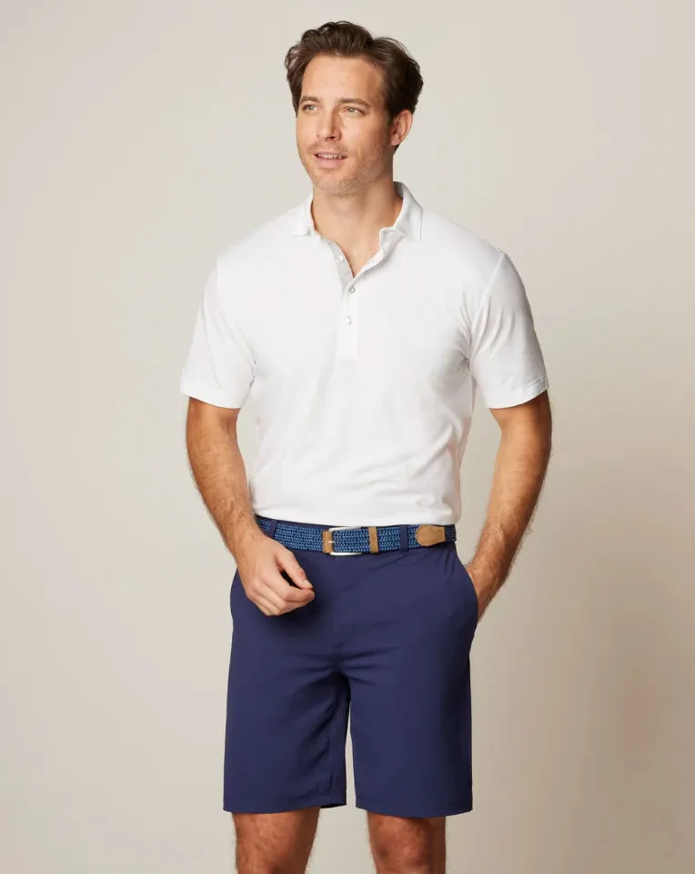 Linxter Cotton Blend Polo White