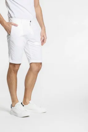 London bermuda chino uomo in gabardina stretch regular fit ①