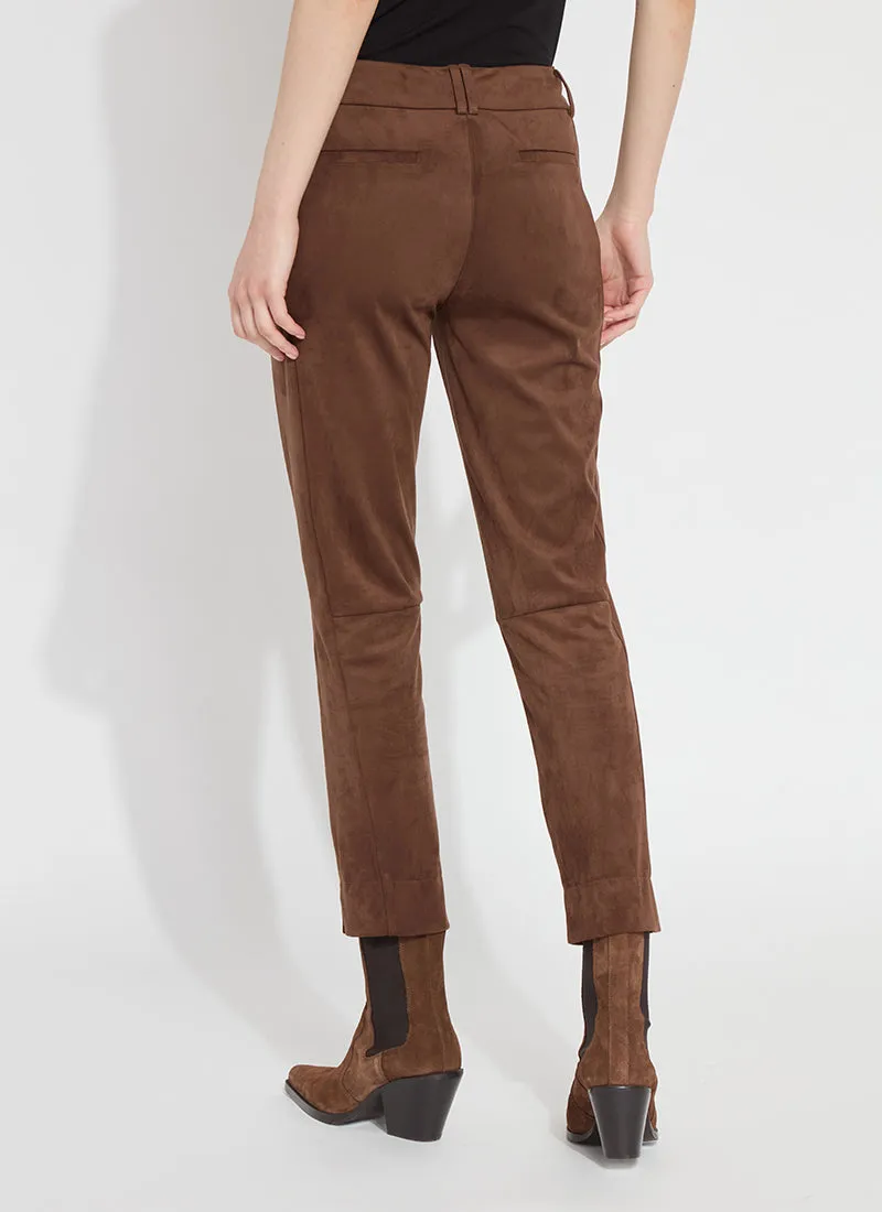 LYSSE BRIE VEGAN TROUSER - BROWN - 34242281